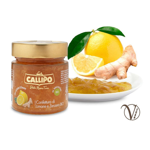 Callipo Confettura di Limone e Zenzero BIO Lemon and Ginger Jam 280g
