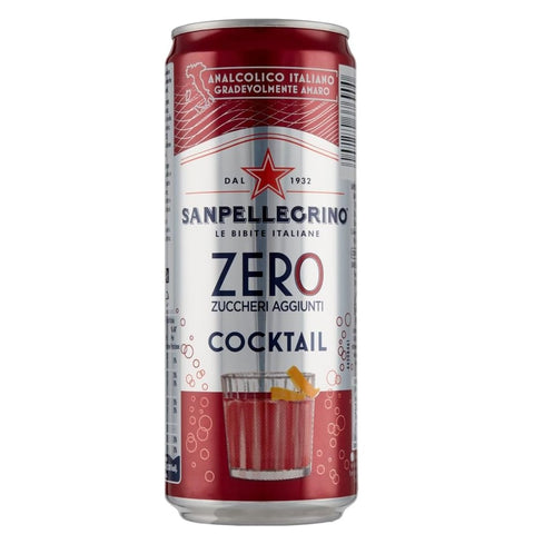 San Pellegrino Cocktail ZERO Italian soft drink (12x33cl)