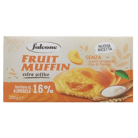 Falcone Fruit Muffin Albicocca Muffins with apricot filling 200gr