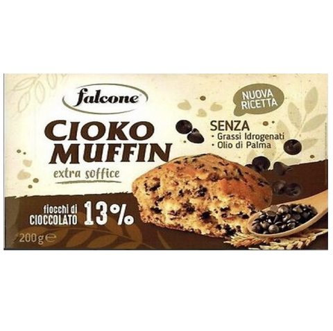 Falcone Cioko Muffin Muffins with milk chocolate 200gr