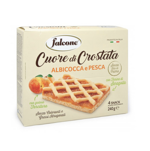 Falcone Crostata Albicocca e Pesca Apricot and Peach Tart 240gr
