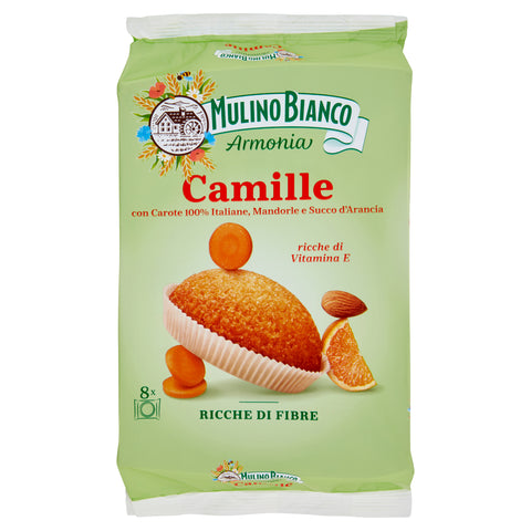 Camille Tortine con carote, mandorle e succo d'arancia Little cake with carrots, almonds and orange juice(304g)