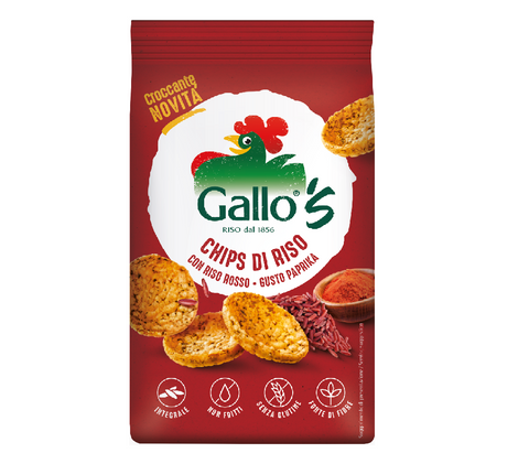 Gallo's Chips alla paprika 40gr - Gallo's Paprika Chips