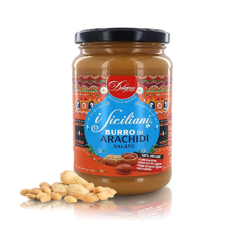 I Siciliani Burro di arachidi Salato  Salted Peanut Butter - 300g