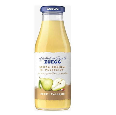 Zuegg Pera Pear Fruit Juice without pesticide residues 500ml glass bottle