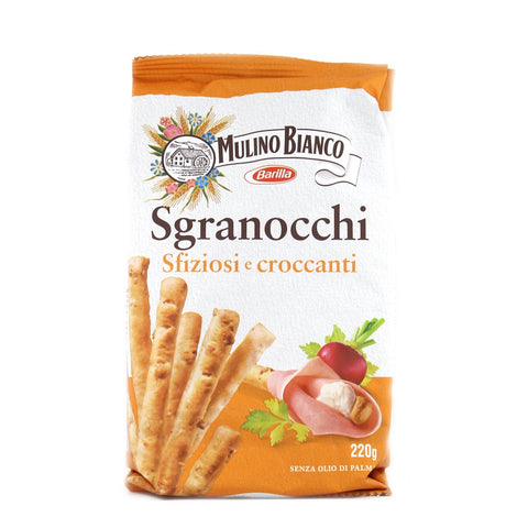 Mulino bianco Sgranocchi Type "0" breadsticks with crunchy cereals and sesame 220gr