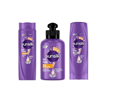 SUNSILK Set Shampoo + balsamo + crema districante Liscio perfetto Shampoo + conditioner + detangling cream Perfectly smooth