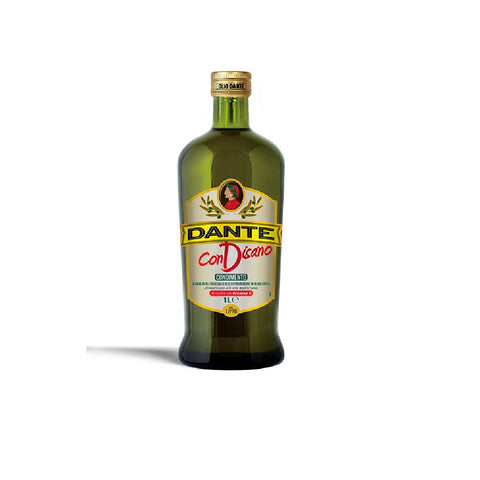 Dante ConDisano vegetable and extra virgin olive oils in glass (1L)