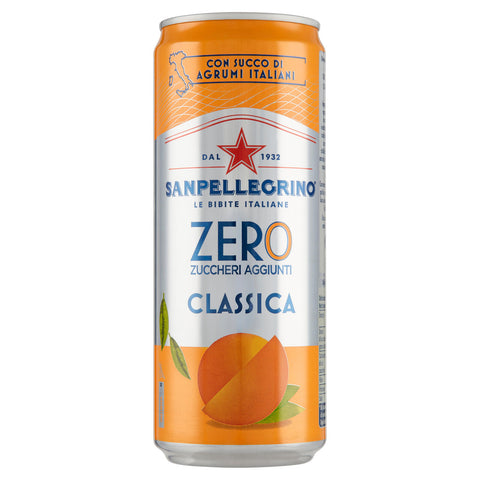 San Pellegrino Aranciata Classica ZERO Italian soft drink (12x33cl)
