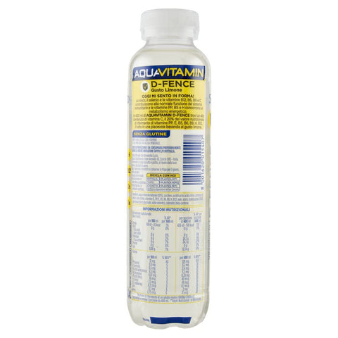12x San Benedetto Aquavitamin D-Fence water with lemon PET bottle 40cl