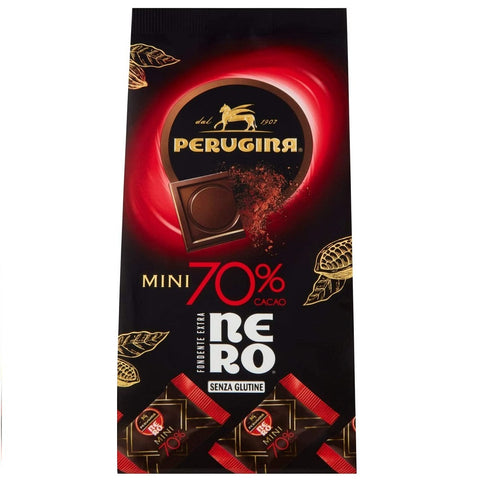 Perugina Nero Mini Extra dark chocolates 70% bag, 160 g