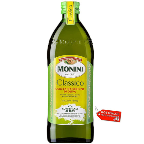 6x Monini Classico extra virgin olive oil 1Lt