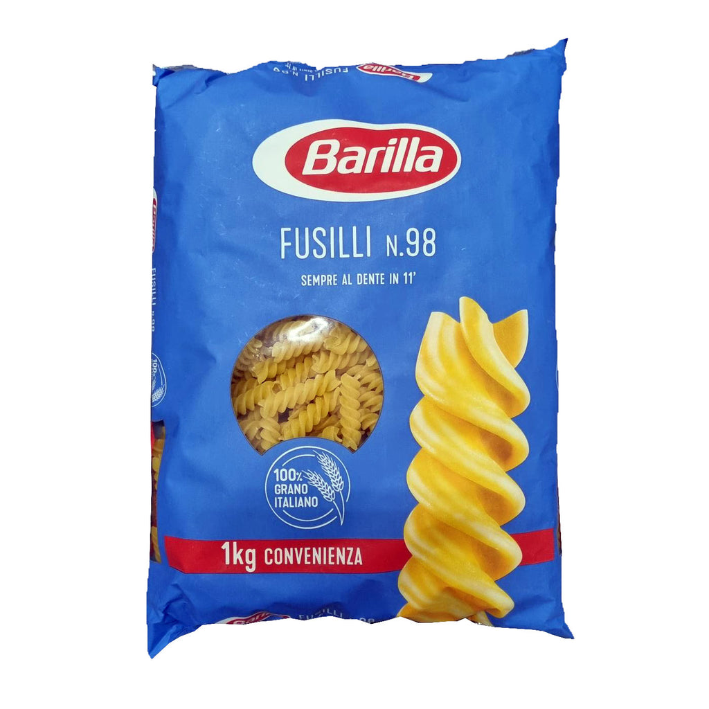 Barilla Pasta Fusilli n. 98 Busta Cellophane 1kg – Italian Gourmet UK