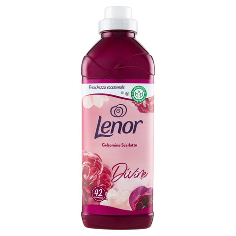 Lenor Divine Gelsomino Scarlatto Scarlet Jasmine Concentrated Fabric Softener 42 Loads