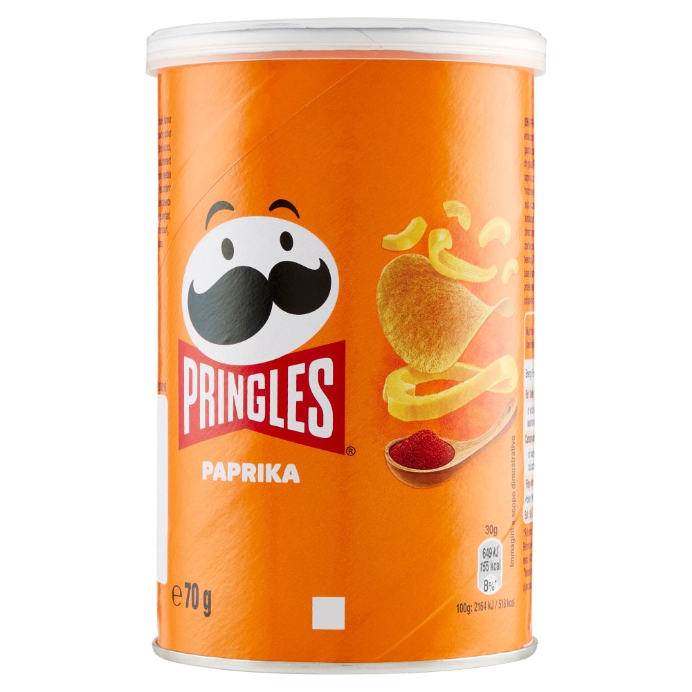 Pringles and GO Paprika 70g Italian UK