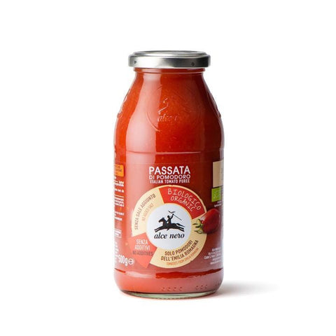 Alce Nero Passata di pomodoro Bio Organic tomato puree 500g - Italian Gourmet UK