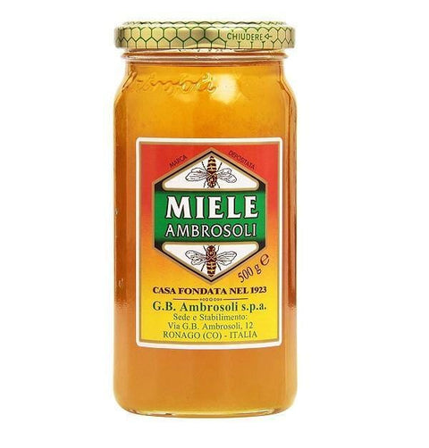 Ambrosoli Miele Millefiori honey 500g - Italian Gourmet UK