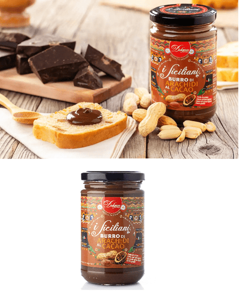 Dolgam Peanut butter 1x375gr I Siciliani 100% Cocoa Peanut Butter - 375 g 8008052304475