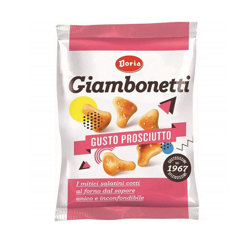 Doria Giambonetti Multipack Ham Flavored Pretzels 20 sachets of 40g - Italian Gourmet UK