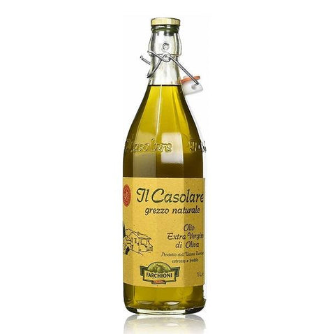 Farchioni Il Casolare Grezzo Natural Italian Extra Virgin Olive Oil (1L) - Italian Gourmet UK