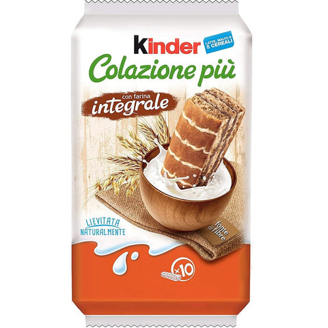 Kinder Colazione Più INTEGRALE Italian wholemeal sweet snack 290g