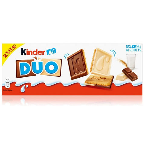 Ferrero Sweet snacks Ferrero Special Kinder Duo biscuit covered with milk and white chocolate 150 g 8000500385807