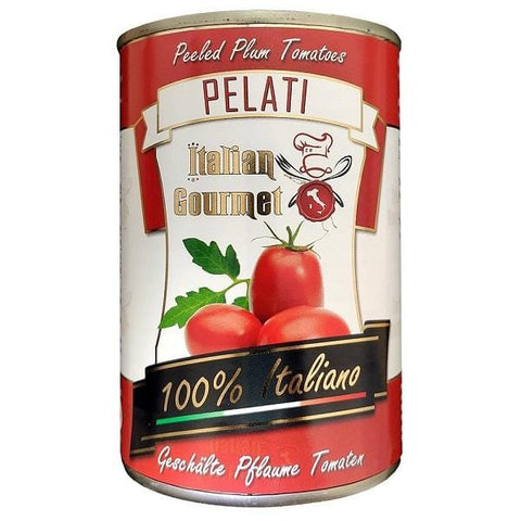 Italian Gourmet Peeled Plum Tomatoes (400ml) - Italian Gourmet UK