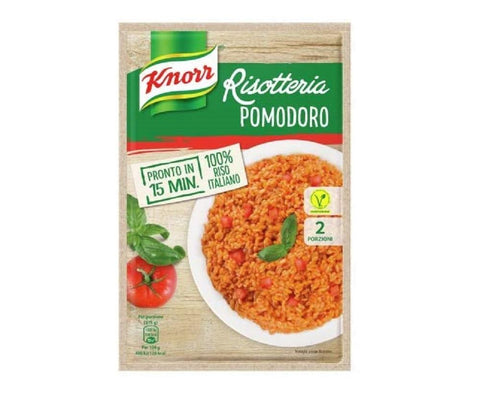 Knorr Risotto al Pomodoro italian Rice with Tomato 175g 100% - Italian Gourmet UK