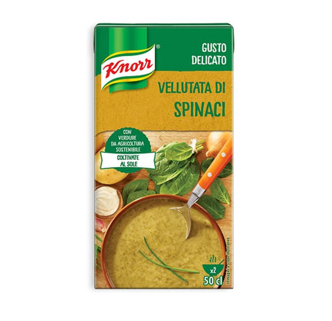 Knorr Vellutata di spinaci Spinach cream mega pack 6x50cl - Italian Gourmet UK