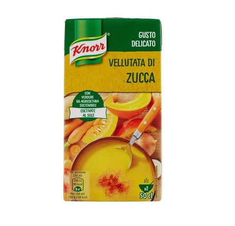 Knorr Vellutata di zucca Pumpkin cream mega pack 6x50cl - Italian Gourmet UK