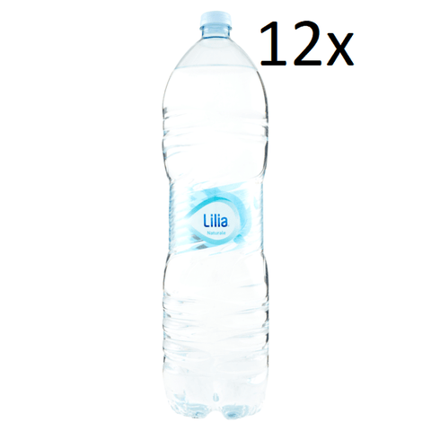 12x Lilia Acqua Minerale Naturale Natural mineral water 2Lt still water - Italian Gourmet UK