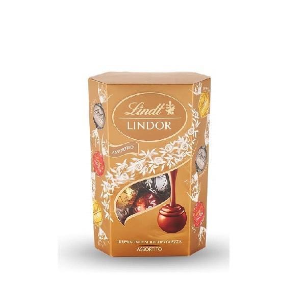 Holleys Fine Foods  LINDT Lindor Double Chocolate Cornet 200g