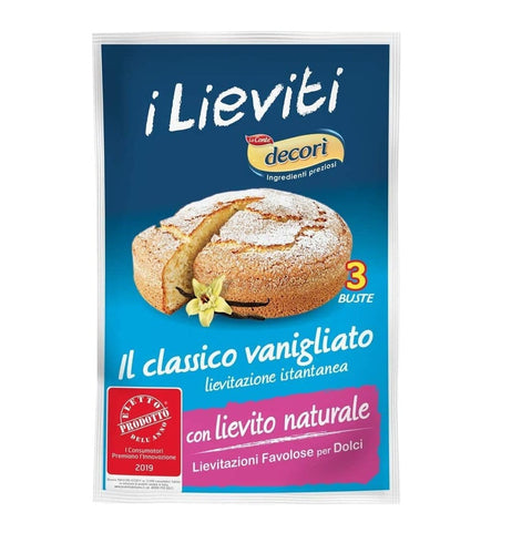 Lo Conte decorì i Lieviti Il Classico vanigliato Vanilla instant Yeast 54g - Italian Gourmet UK