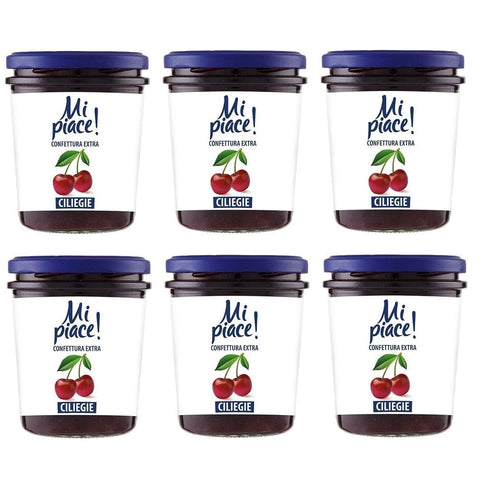 Mi Piace Confettura Extra Ciliegie Cherry Jam 330g - Italian Gourmet UK