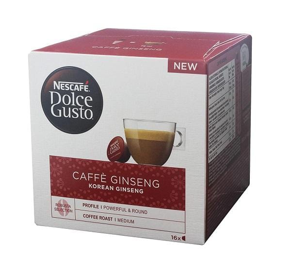 Nescafé Ginseng 16 coffee capsules for Dolce Gusto – Italian