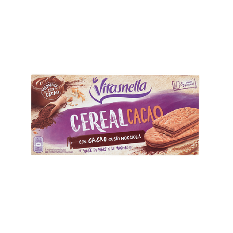 Vitasnella Cereal yo Cacao gusto nocciola 253g - Vitasnella Cereal yo Cocoa hazelnut flavor