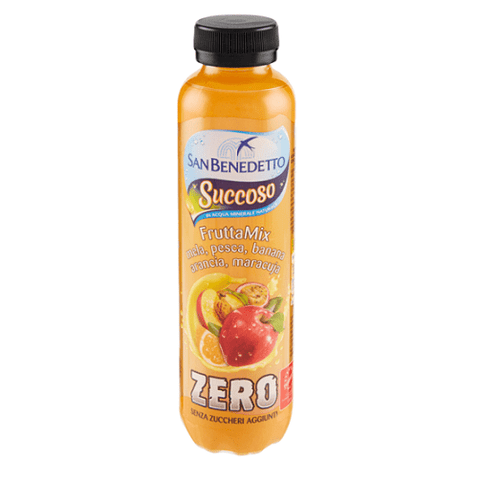 San Benedetto Succoso Frutta Mix Zero Mixed Fruit Juice PET 40cl - Italian Gourmet UK