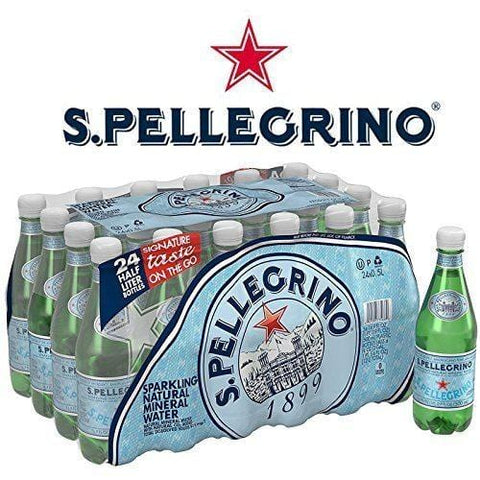 San Pellegrino Natural Sparkling Mineral Water PET 24x500ml - Italian Gourmet UK