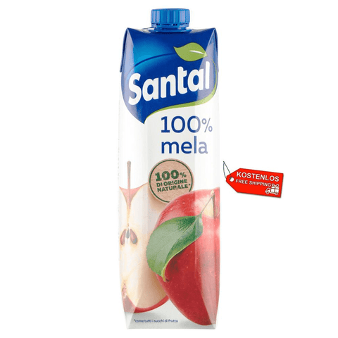 Santal Fruit juice 12x Parmalat Santal I Classici Succo di Frutta Mela Apple Fruit Juice 100% Natural 1000ml 8002580026908