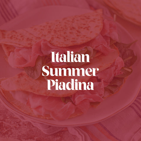 Italian summer piadina