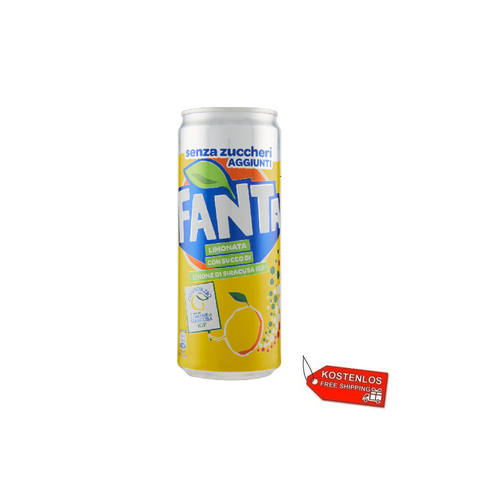 24x Fanta Lemon Zero Igp 330ml