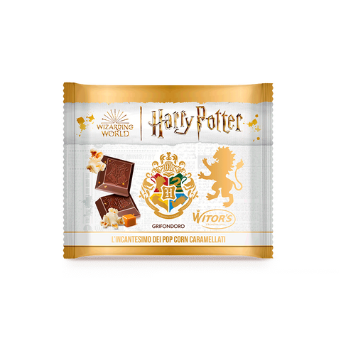 Witor's Harry Potter cioccolato al latte con pop corn caramellati - milk chocolate with caramelized popcorn 50gr