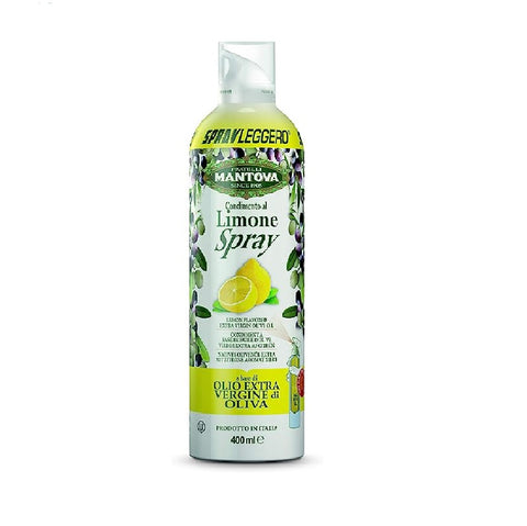 Fratelli Mantova Limone spray in olio extravergine di oliva 400ml - Lemon spray in extra virgin olive oil