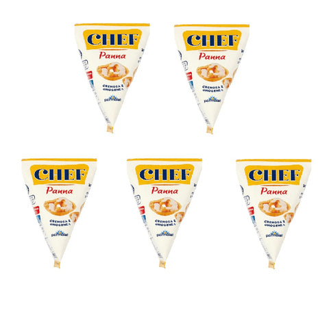 5x Parmalat Chef Panna cream for cooking 65g