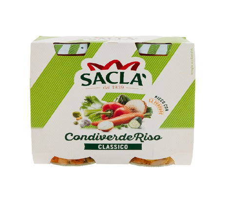 Saclà Condiverde Riso Classico - Saclà Condiverde Classic rice (2x290gr)