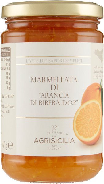 Agrisicilia Marmellata Di Arancia di Ribera DOP Agrisicilia Ribera D.O.P. Orangenmarmelade 360gr