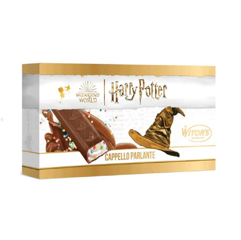 Witor's Harry Potter Cappello parlante cioccolato al latte con frizzi  pazzi - Milk chocolate sorting hat with popping candy 200gr