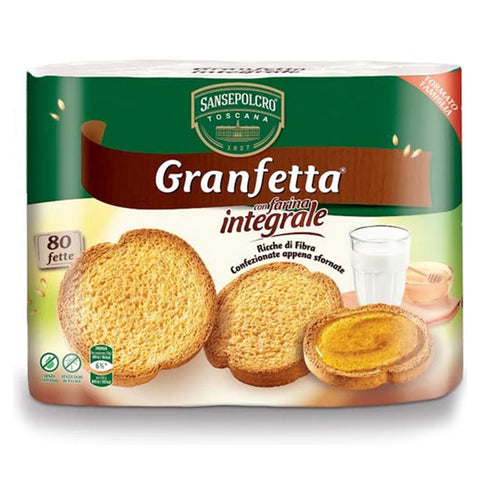 Buitoni Sansepolcro Granfetta Integrale Fette Biscottate Whole Grain Rusks 600g