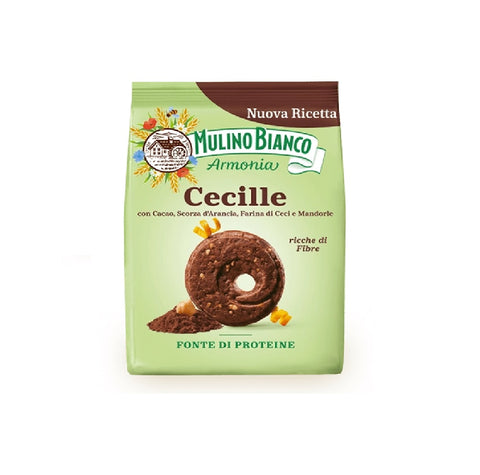 Mulino Bianco Cecille biscuits with chickpea flour, cocoa and orange 270g
