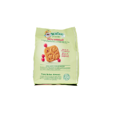 Mulino Bianco Mirtillini cookies with wholemeal flour, cranberries and chia seeds 270g